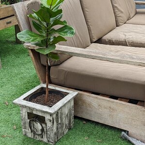 Wooden Planter Box, Handmade Rustic Home or Garden Decor - Etsy