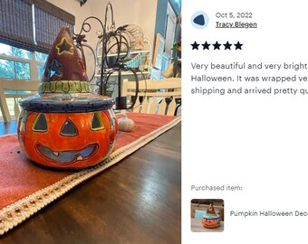 Jack-o-Lantern for Trick or Treat Party | Holiday Decor or