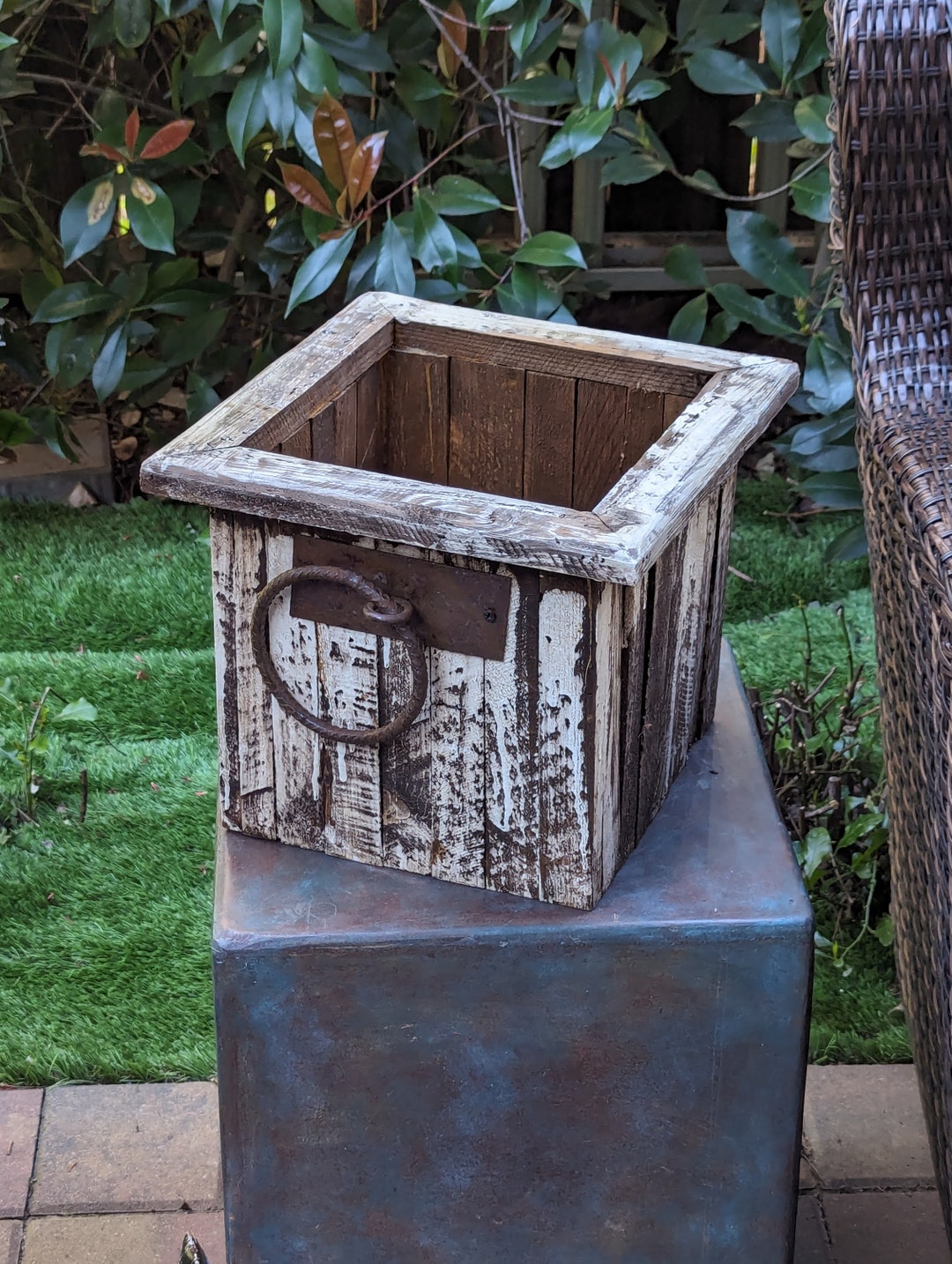 Wooden Planter Box, Handmade Rustic Home or Garden Decor - Etsy