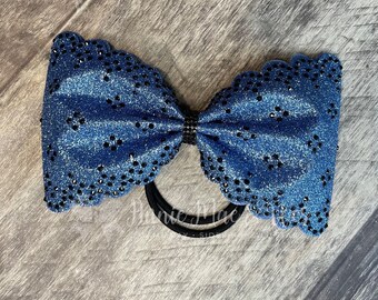 Cheer Bow - Tailless Scalloped Cheer Bows