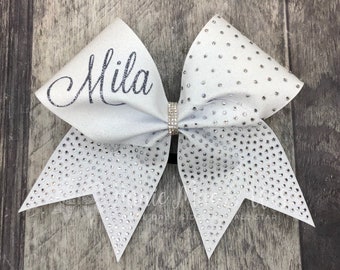 Competition Cheer Bow - Your choice of glitter colors