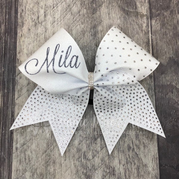 Competition Cheer Bow - Your choice of glitter colors