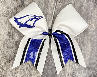 Blue Jay Cheer Bow