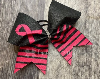 Breast Cancer Awareness Cheer Bows - Team Cheer Bows - Awareness Cheer Bows - Pink Cheer Bows - Pink Out Cheer Bows - Pink Cheer Bow