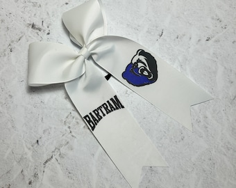 Cheer Bows - Collegiate Style - Long Tail Cheer Bows