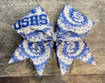 Tie Dye Cheer Bow