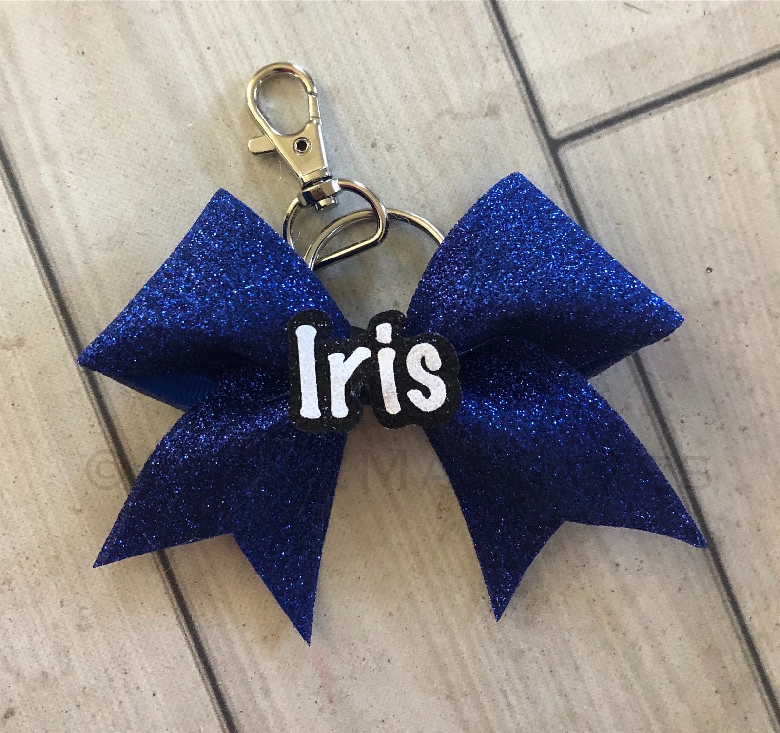 How To Make A Mini Cheer Bow Keychain 