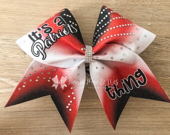 Custom Cheer Bows - Your choice of accent colors