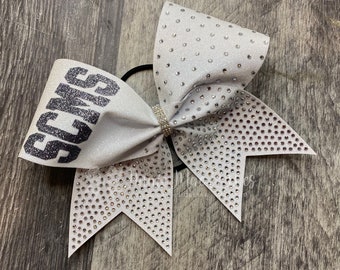Competition Cheer Bow - Your choice of glitter colors
