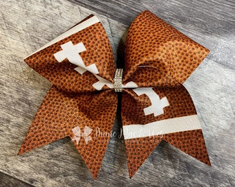 Football Cheer Bow - Personalized Football Cheer Bow - Football Cheer Bows