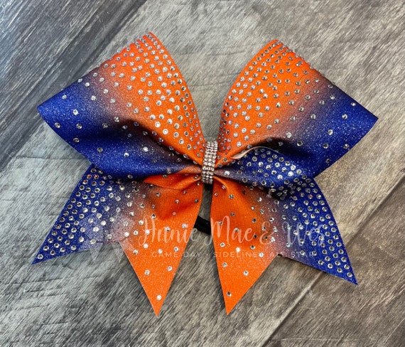 Glitter & Rhinestone Cheer Bow - Your Choice of Colors - Etsy display picture 2