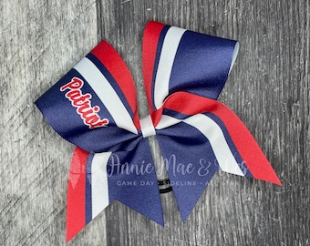 Cheer Bows - Your choice of 2 colors with white accents