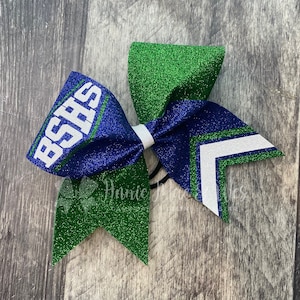 Cheer Bow -Glitter Cheer Bow your choice of colors