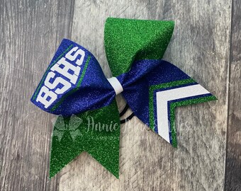 Cheer Bow -Glitter Cheer Bow your choice of colors