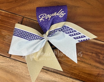 Cheer bows - Cheer Bow - Racing Stripe