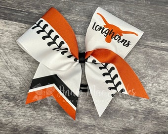 Logo softball bow - Your logo and choice of colors