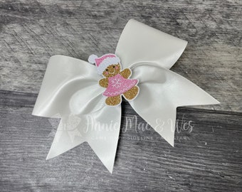 Christmas Cheer Bows - Gingerbread Cheer bow