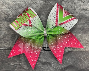 Competition Cheer Bow - Your choice of colors and finish (glitter, rhinestone, plain)