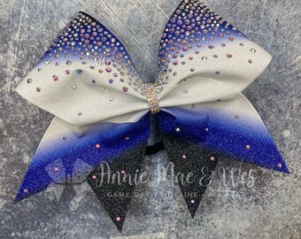 Competition Cheer Bows - Red and Black Cheer Bows