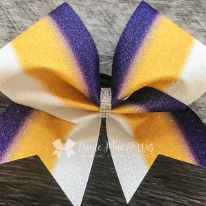Cheer Bows - Your choice of 2 colors with white bottom color
