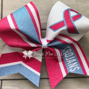 Breast Cancer Awareness Cheer Bows - Team Cheer Bows - Awareness Cheer Bows - Pink Cheer Bows - Pink Out Cheer Bows - Pink Cheer Bow