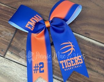 Softball Bow - Your choice of bow color and accent color