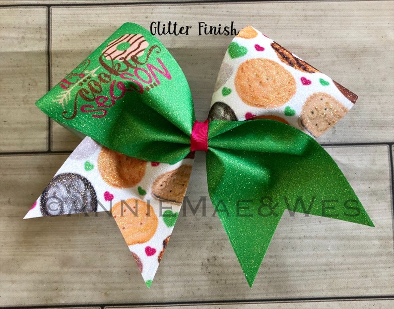 It's Cookie Season Cheer Bow Cookie Cheer Bow Cookie Etsy