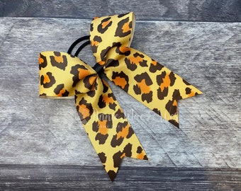 Long Tail Leopard Bow