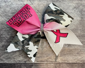 Breast Cancer Awareness Cheer Bows - Team Cheer Bows - Awareness Cheer Bows - Pink Cheer Bows - Pink Out Cheer Bows - Pink Cheer Bow