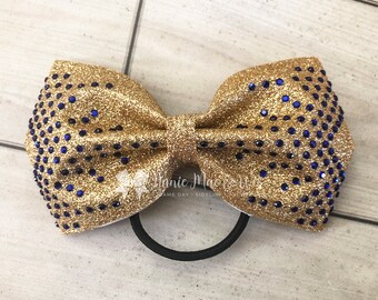 Competition Mini Bows - Your Choice of Glitter and Rhinestone Colors - 2.25x4.5 inches