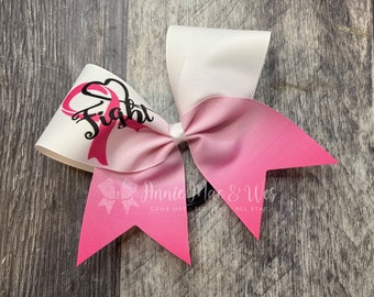 Breast Cancer Awareness Cheer Bows - Team Cheer Bows - Awareness Cheer Bows - Pink Cheer Bows - Pink Out Cheer Bows - Pink Cheer Bow