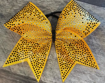 Competition Cheer Bow - Glitter and Rhinestone Bling Cheer Bow - Cheer bows - competition cheer bows - all star cheer bow - Mercer