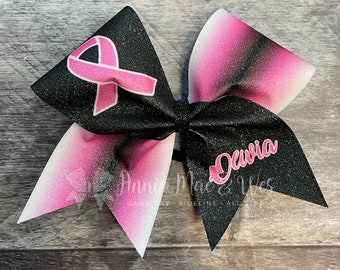 Breast Cancer Awareness Cheer Bows - Team Cheer Bows - Awareness Cheer Bows - Pink Cheer Bows - Pink Out Cheer Bows - Pink Cheer Bow