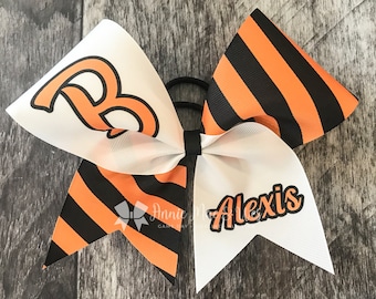 Custom Softball Bows - Custom Cheer Bows - Your choice of colors