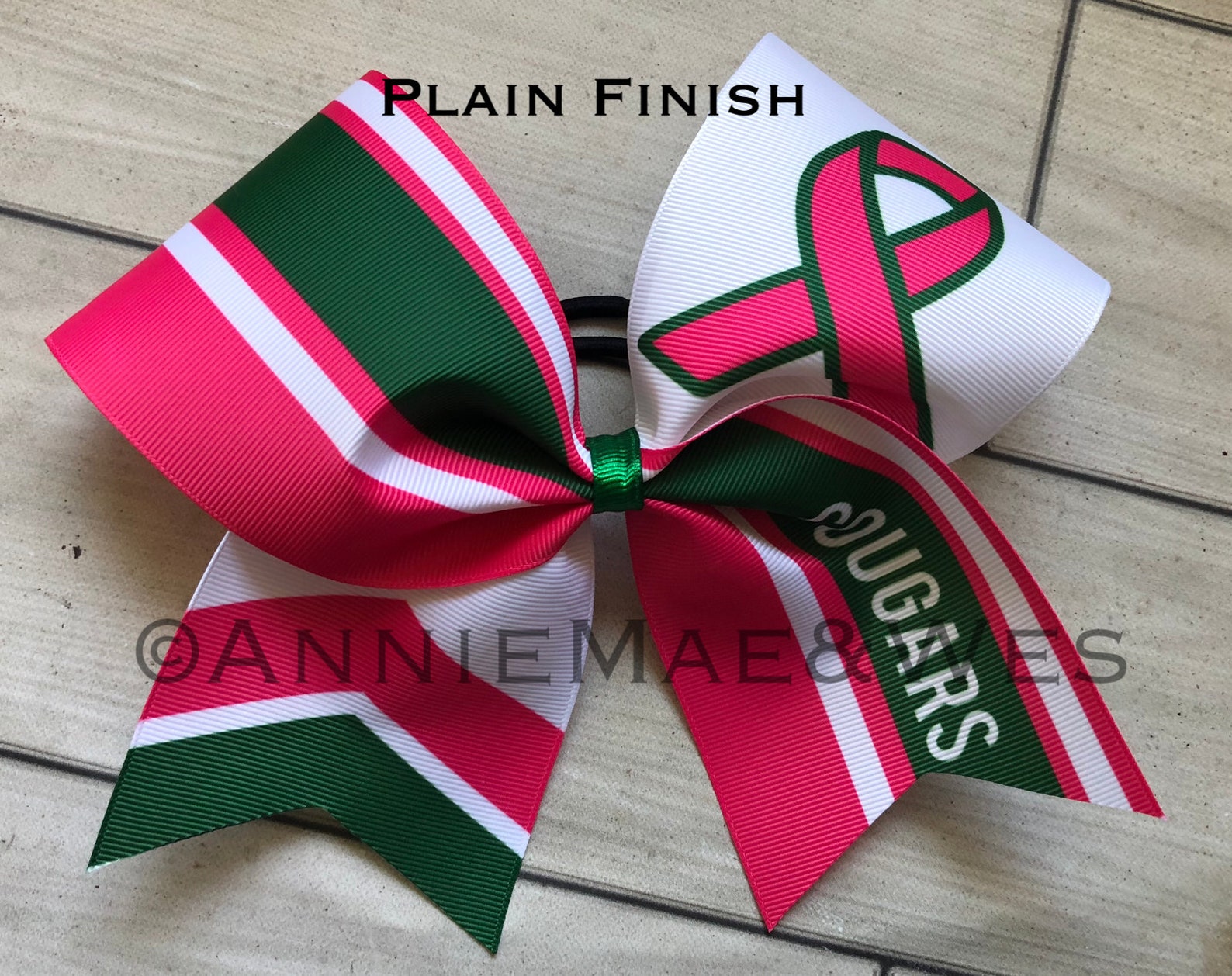 Breast Cancer Awareness Cheer Bows Team Cheer Bows Etsy