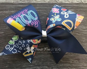 100 days of school bow