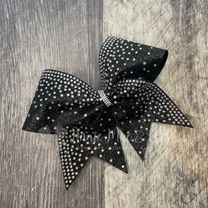 Glitter and Rhinestone Cheer Bow