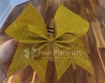 Ready to Ship Gold Cheer Bow