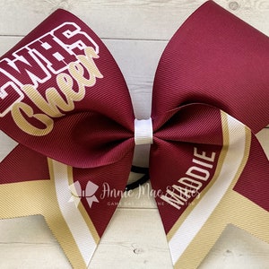 Custom Cheer Bow - your choice of colors