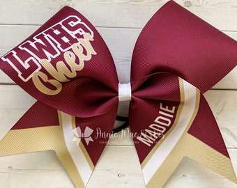 Custom Cheer Bow - your choice of colors