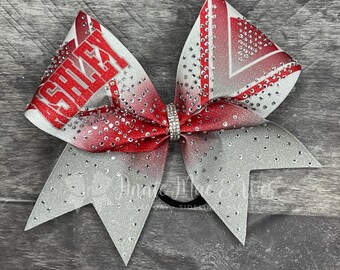 Competition Cheer Bow - Your choice of colors and finish (glitter, rhinestone, plain)