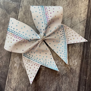 Glitter and Rhinestone Cheer Bow