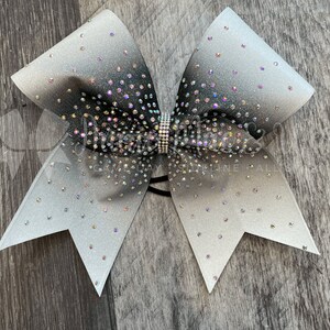 Nœud Cheer à paillettes et strass