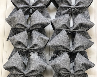 Competition Cheer Bow - Your choice of glitter color