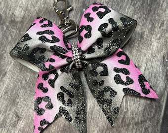 Keychain Cheer Bow - Your choice of colors