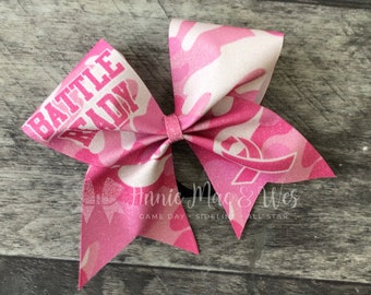 Breast Cancer Awareness Cheer Bow - Pink Out Cheer Bow