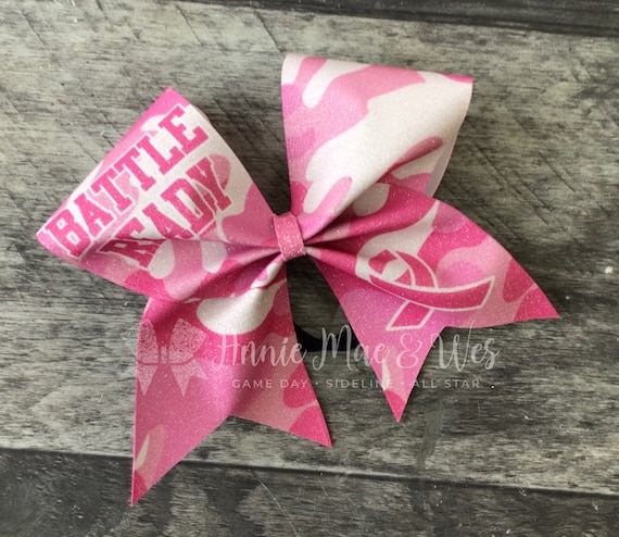 Breast Cancer Awareness Cheer Bow - Pink Out Cheer Bow