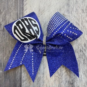 Cheer Bow -Glitter Cheer Bow your choice of colors