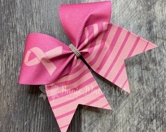 Breast Cancer Awareness Cheer Bows - Team Cheer Bows - Awareness Cheer Bows - Pink Cheer Bows - Pink Out Cheer Bows - Pink Cheer Bow