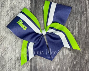 Cheer Bows - Your choice of 2 colors with white accents